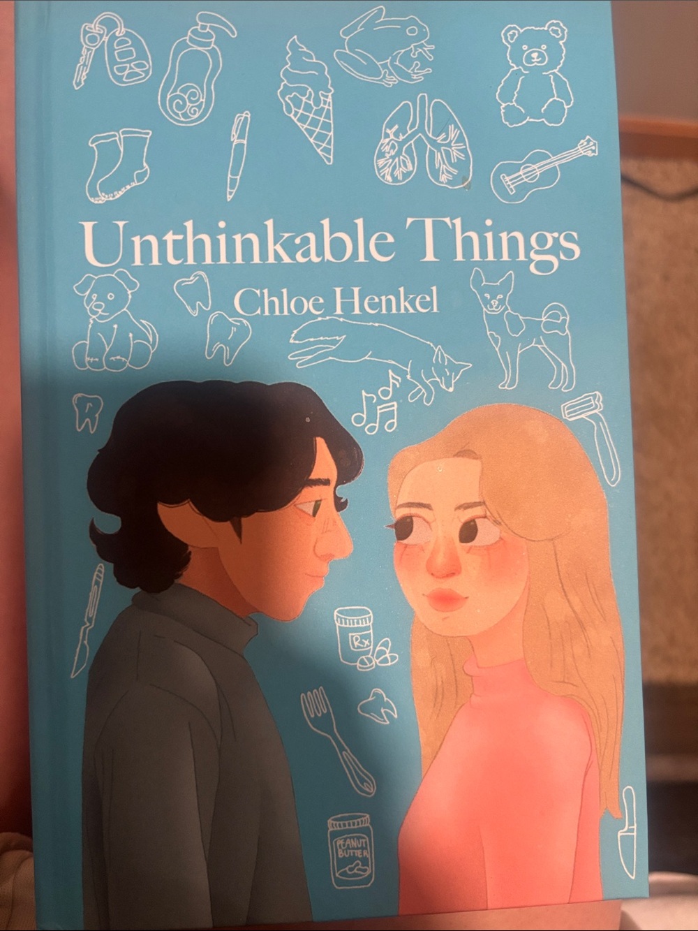 Unthinkable Things by Chloe Henkel - Blue Cover